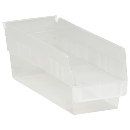 Bsc Preferred 11 5/8 x 4 1/8 x 4'' Clear Plastic Shelf Bin Boxes, 36PK BUY00013284